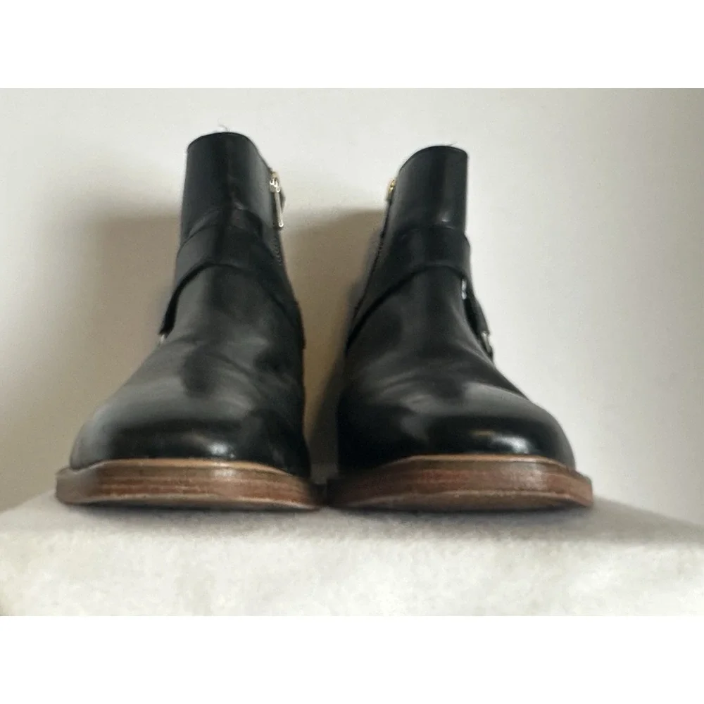 Vintage Foundry Co Men's Wyatt Chelsea Harness Black Boots Sz US 10 EU 43 VF1193